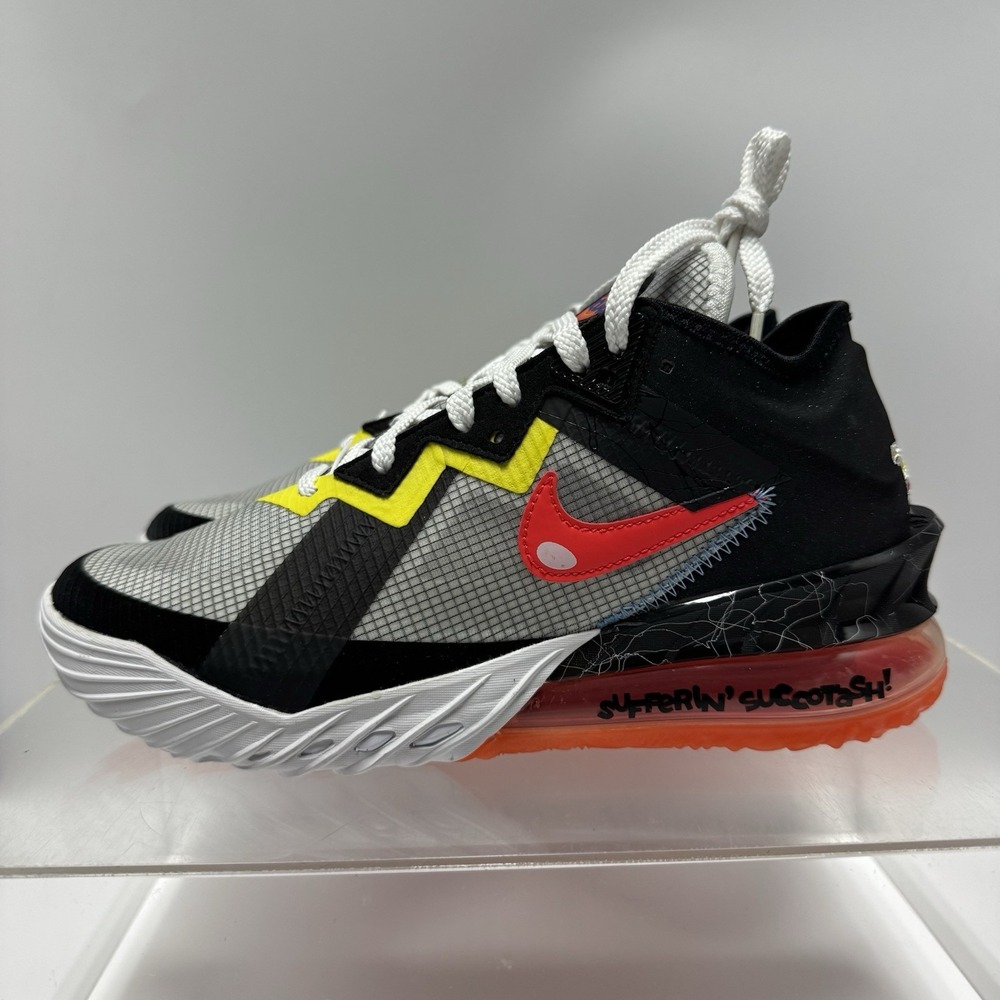 NEW Nike LeBron 18 Low Sylvester Tweety Space jam Looney Tune CV7562-103 Men 7.5
